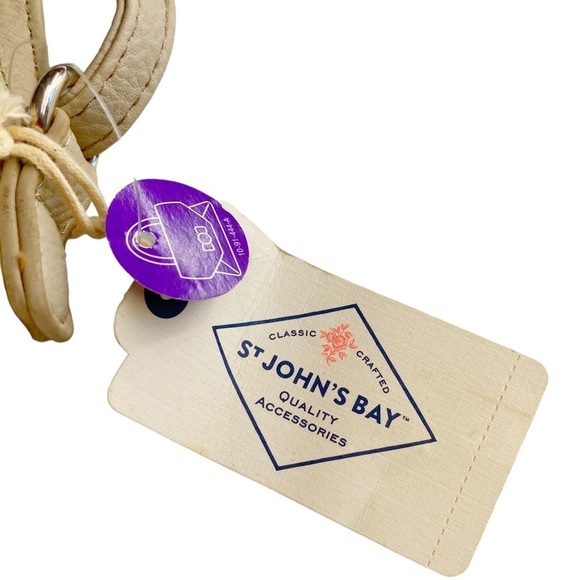 White St John’s Bay Shoulder Purse​ - Picture 3 of 4